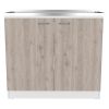 Utility Sink Vernal, Kitchen, Smokey Oak / Light Gray