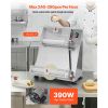 Pizza Dough Roller Sheeter, 3-16 Inch Semi-automatic Stainless Steel Pizza Press, Commercial Electric 390W Pasta Maker Machine, 260 pcs Per Hour