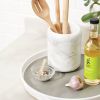 15" Lazy Susan Turn Table - Non-Slip Kitchen Organizer, White, Plastic