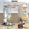 Commercial French Fry Cutter with 4 Replacement Blades, 1/4″ and 3/8″ Blade Easy Dicer Chopper, 6-wedge Slicer and 6-wedge Apple Corer