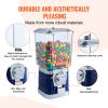 Gumball Machine for Kids, 17"H Home Candy Vending Machine, PC Gumball Dispenser, Bubble Gum Machine for Game Stores