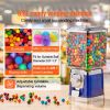 Gumball Machine for Kids, 17"H Home Candy Vending Machine, PC Gumball Dispenser, Bubble Gum Machine for Game Stores